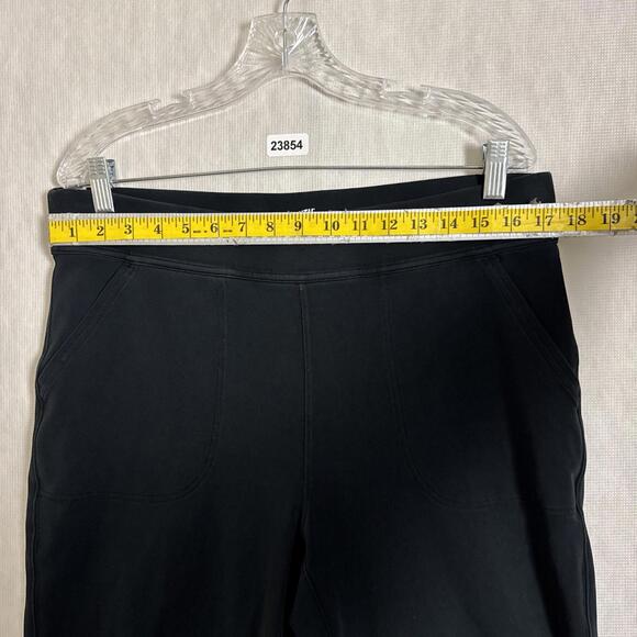 Duluth Trading Women’s Large Lx31 Black NoGA Naturale Cotton Knit Pants - Picture 10 of 12